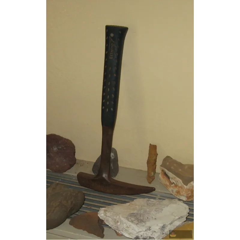 Muya GH-B300 Geological Hammer with Point Flat Head &shock Reduction Grip 130z (300g)