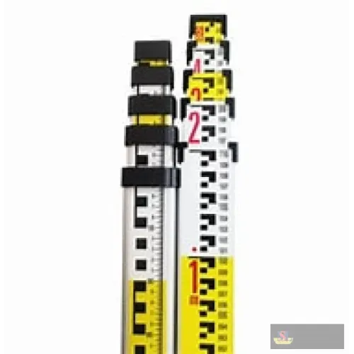 Muya G71005-5m Leveling Staff E/MM, Zero At The Bottom