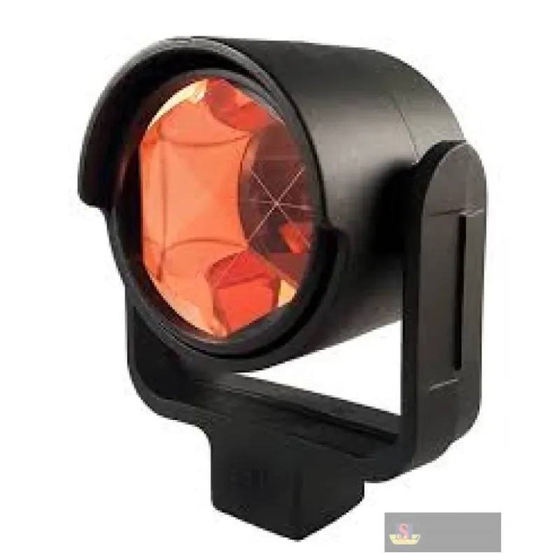 Muya G31003 64mm Circular Prism With Powder-Painted Die Casting Aluminum Holder, Copper Coated