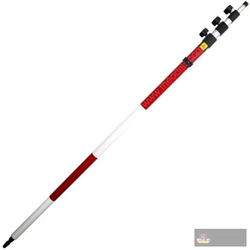 SinoGnss Quick Change Aluminum Prism Pole With Fixed Tip, Length 1.7-5m
