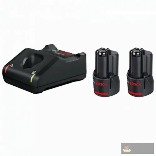 Bosch StarterKit 12V 2.0 Ah Charger 2 Batteries