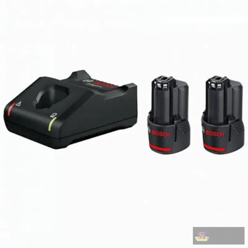 Bosch StarterKit 12V 2.0 Ah Charger 2 Batteries