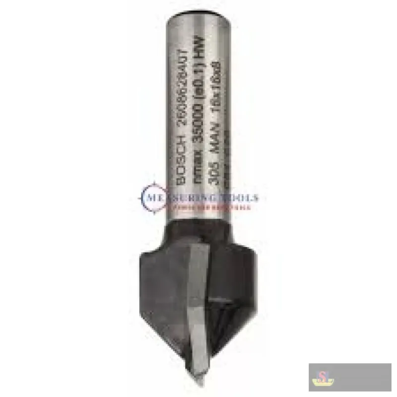 Bosch Routing V-groove Bits 8 Mm, D1 16 Mm, L 16 Mm, G 45 Mm, 90