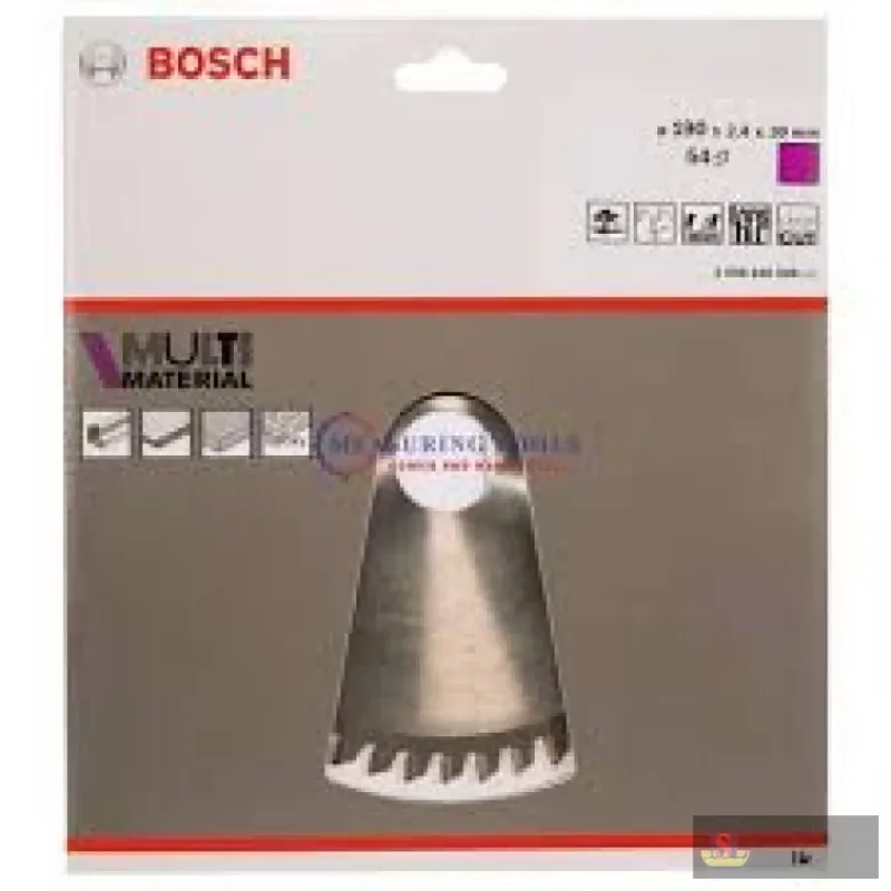 Bosch Multi Material, 190 Mm X 30 Mm X 2,4mm, 54T Circular Saw Blades