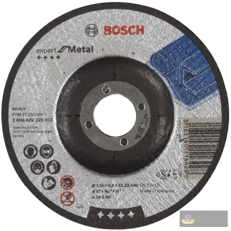 Bosch Expert For Cutting Disc With Depressed Centre, 125 Mm, 22,23 Mm, 2,5 Mm