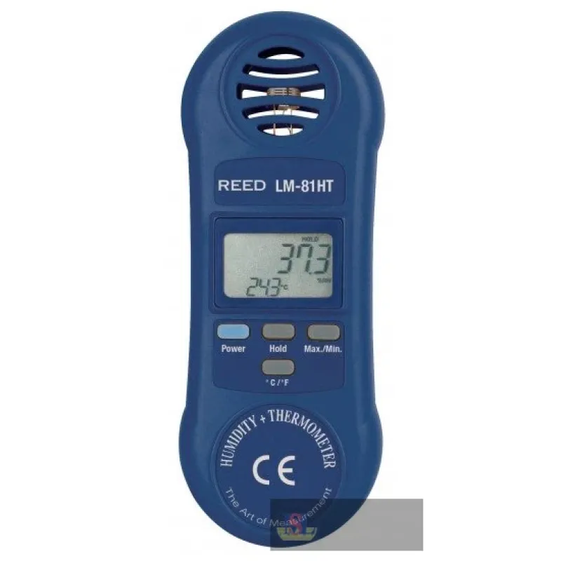 Reed Lm-81ht Thermo-hygrometer, 10/95%rh, 32/122f, -0/50c