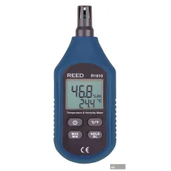 Reed R1910 Thermo-hygrometer, Compact, 5/99%rh, 14/140f, -10/60c