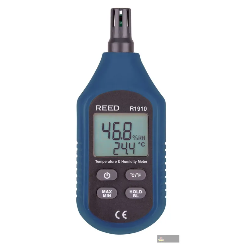 Reed R1910 Thermo-hygrometer, Compact, 5/99%rh, 14/140f, -10/60c