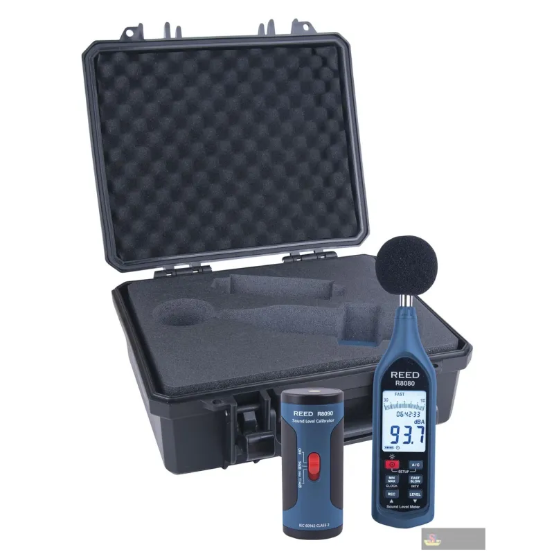 Reed R8080-kit Sound Level Meter Data Logger & Calibrator Kit