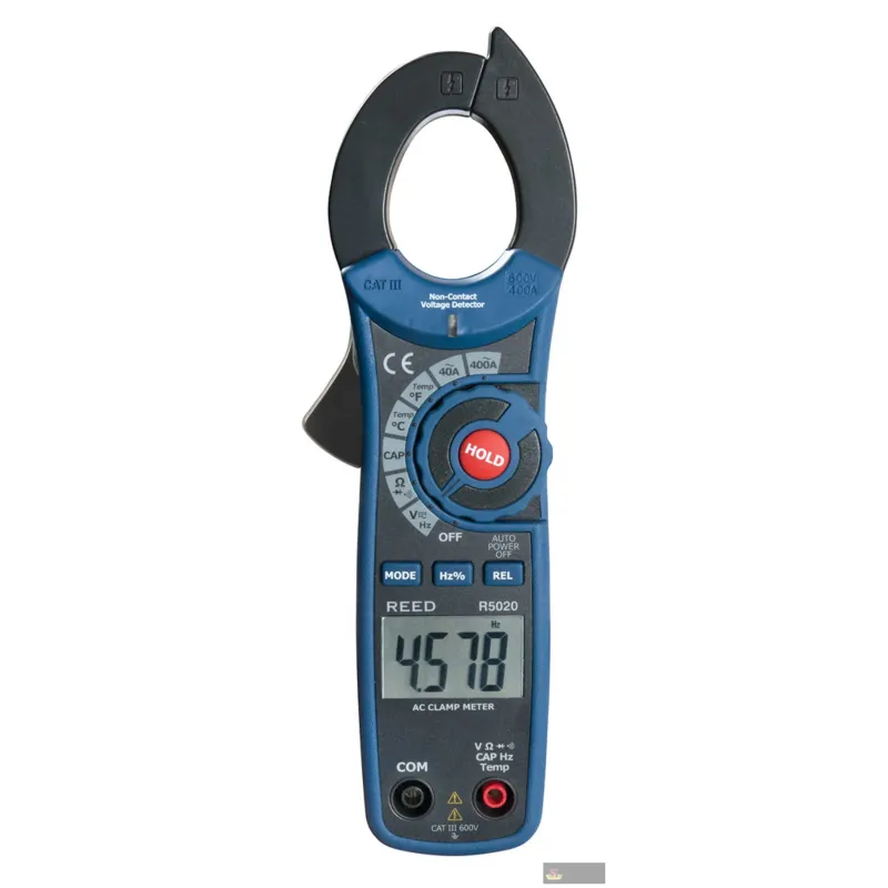 Reed R5020 Clamp Meter, 400a Ac W/temp