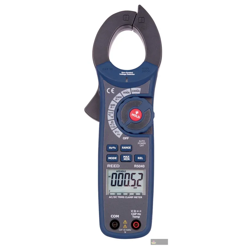 Reed R5040 Clamp Meter, Trms, 1000a Ac/dc W/temp
