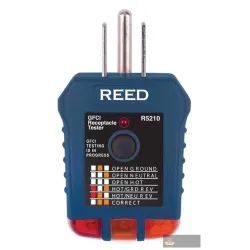 Reed R5210 Receptacle Tester, Gfci