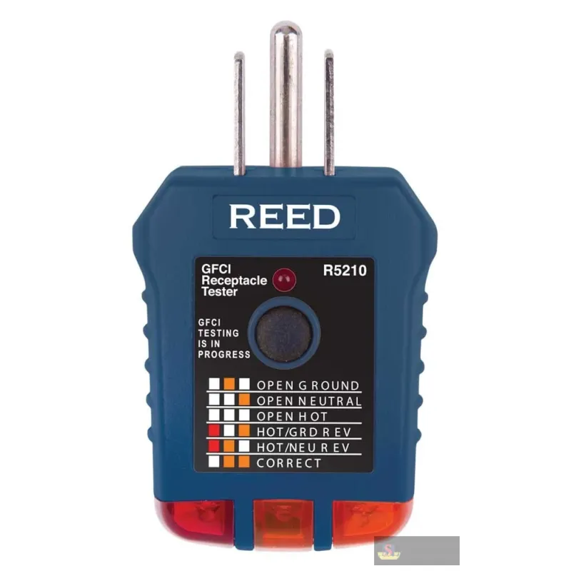 Reed R5210 Receptacle Tester, Gfci
