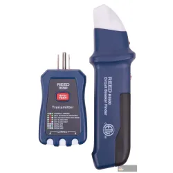 Reed R5500 Circuit Breaker Finder/receptacle Tester/ Gfci Tester, 3-in-1