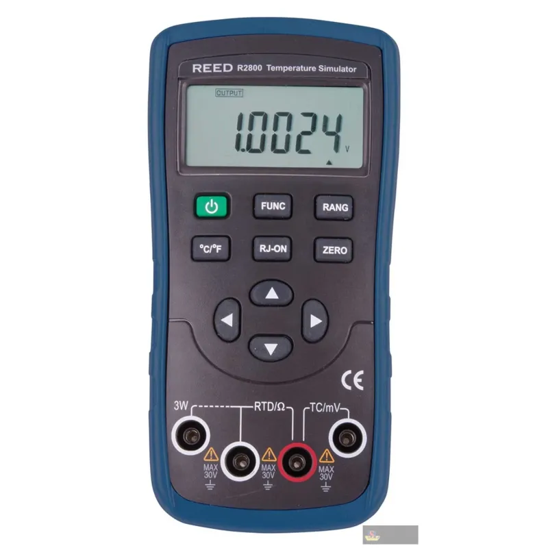 Reed R2800 Simulator, Temperature