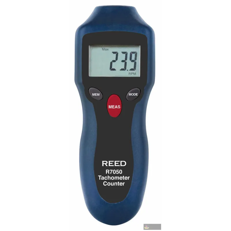 Reed R7050 Tachometer, Photo, 99,999 Rpm