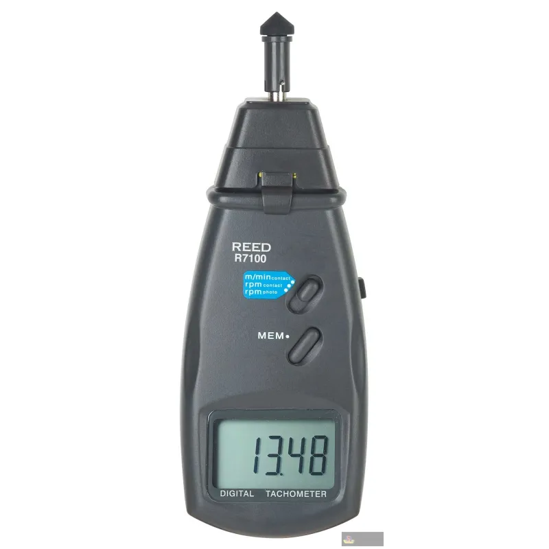 Reed R7100 Tachometer, Photo/contact, 99,999rpm/19,999 Rpm
