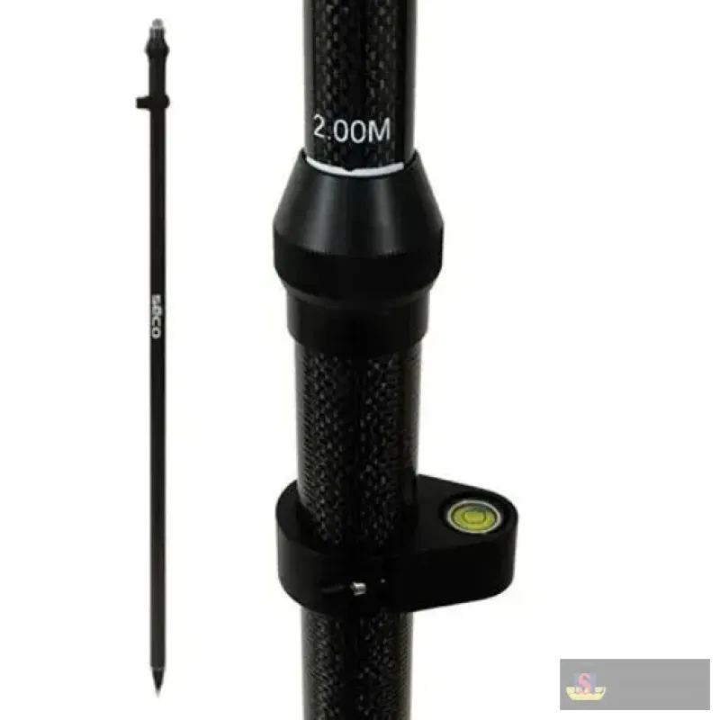Muya G61002 Carbon Fiber Rover Rod 3.6m, Black