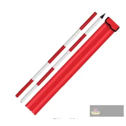 Muya G71011 2m Telescopic Aluminum Range Rod with Steel Pole Point & Tip