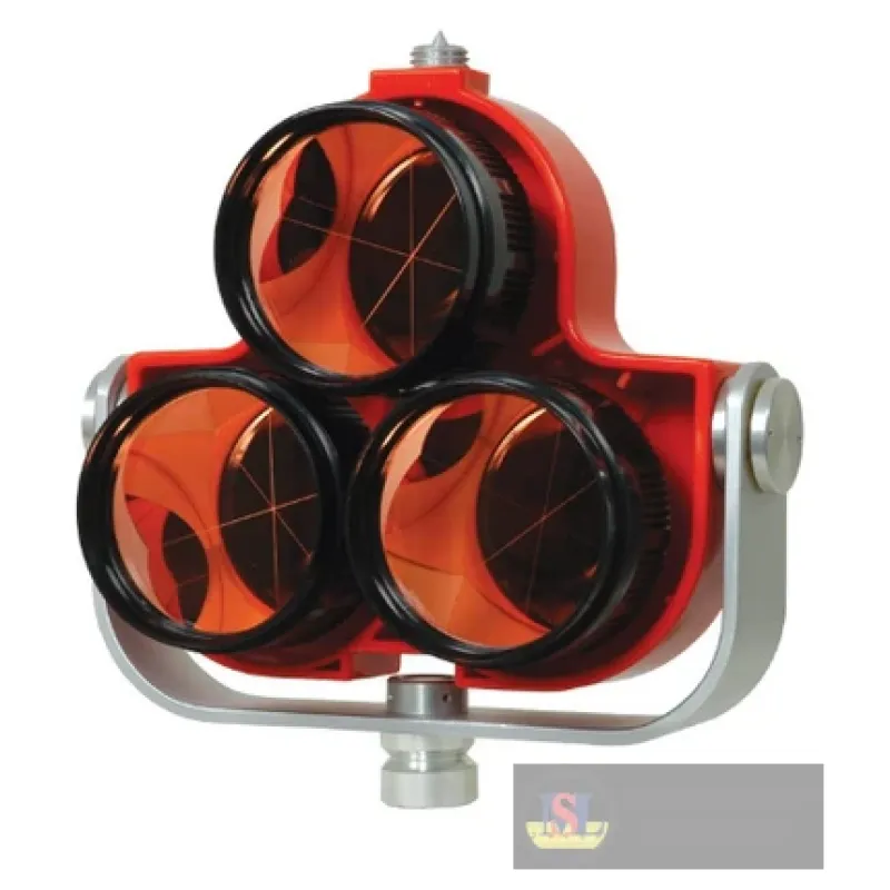Muya Akz30 Tilting 62mm Triple Prism with Polycarbonate Holder, Prism Canister, Copper Coated
