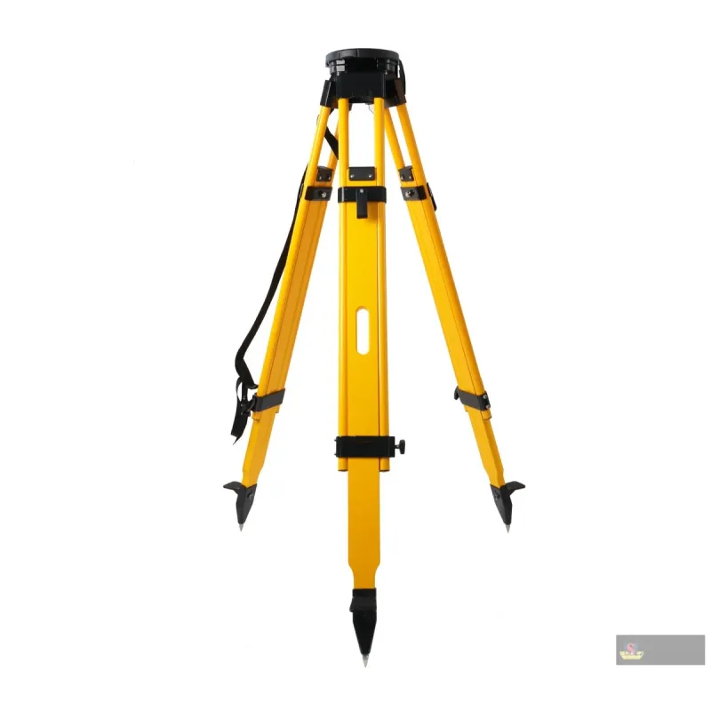 Muya G21019 Heavy Duty Fiber Glass Flat Head Dual Lock Tripod, Black