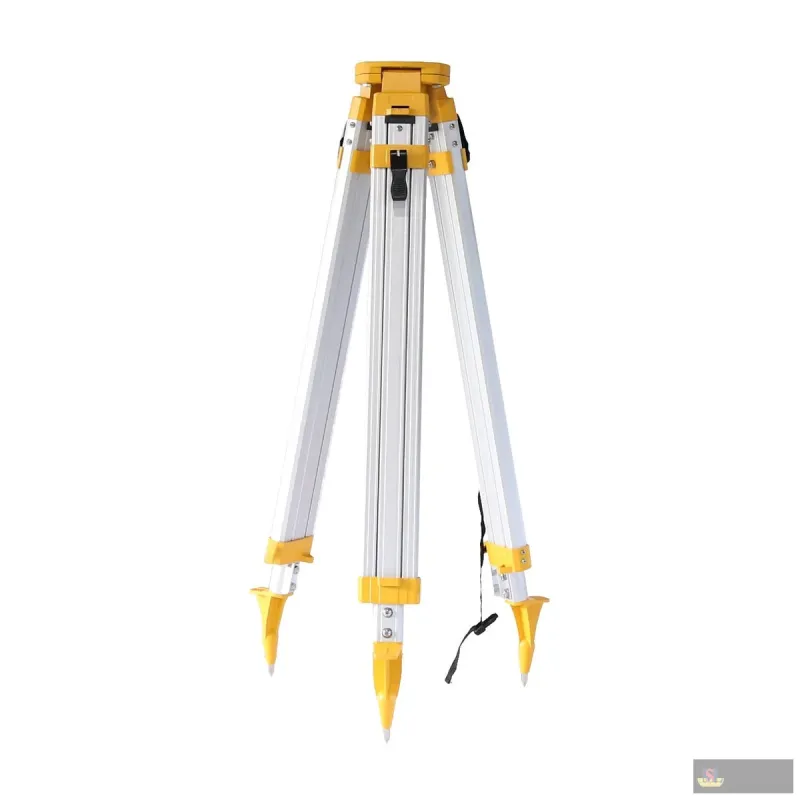 Muya G21027 Aluminum Flat Head Round Tube Dual, Self Lock Tripod, Black