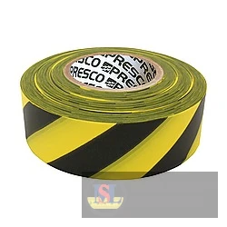 Muya Flagging Tapes Yellow/black 5cm