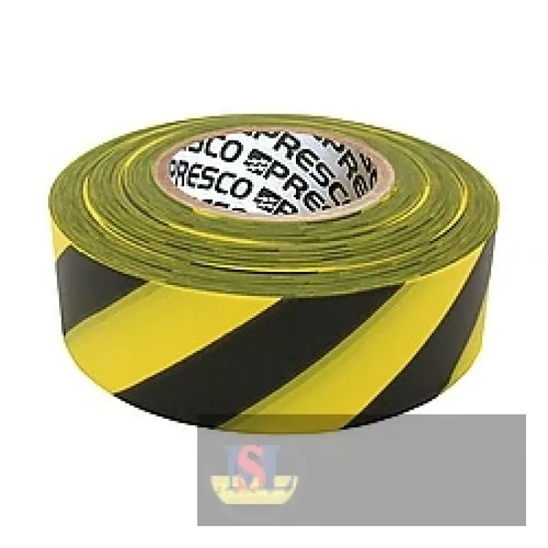Muya Flagging Tapes Yellow/black 5cm