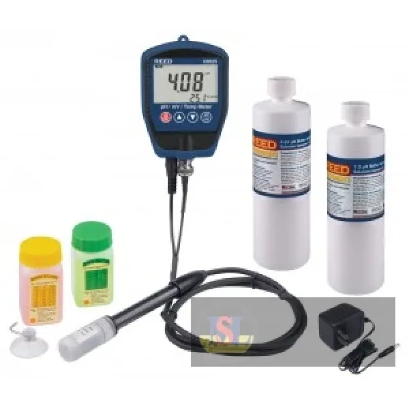 Reed R3525-kit2 Ph Mv Meter Kit with Buffer Solutions and Adapter