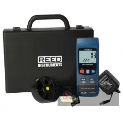 Reed R4000sd-kit Data Logging Vane Thermo-anemometer with Power Adapter and Sd Card