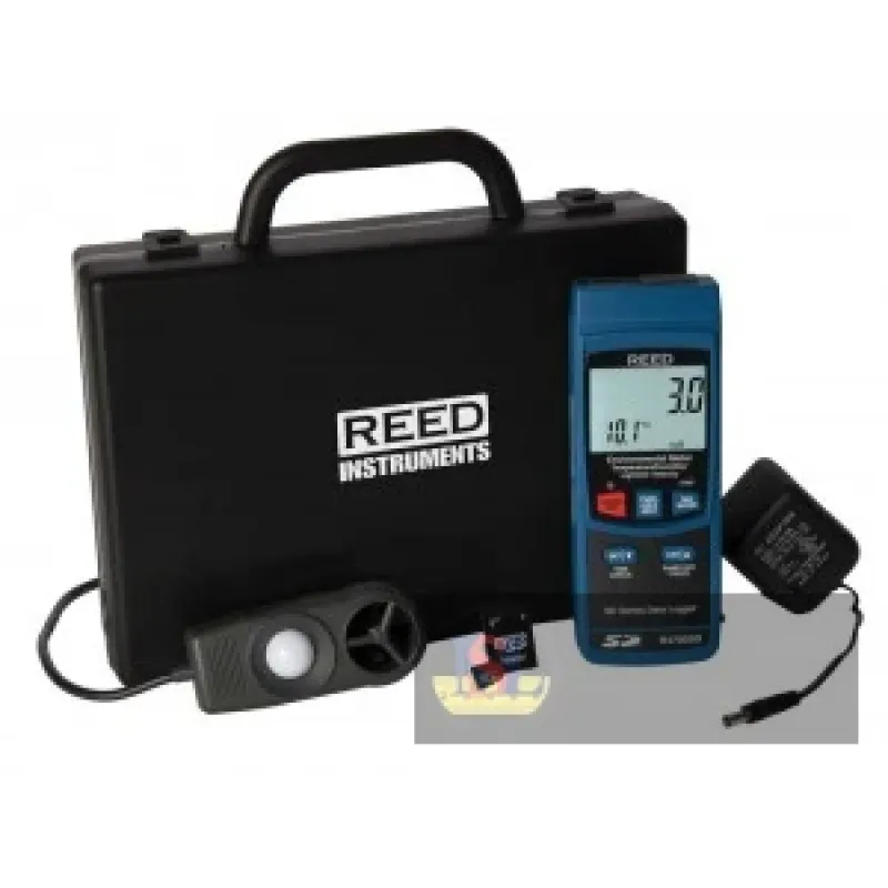 Reed R4700sd-kit Data Logging Environmental Meter with Power Adapter and Sd Card
