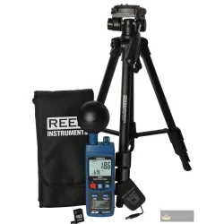 Reed R6250sd-kit2 Data Logging Heat Stress Meter with Tripod, Sd Card and Power Adapter