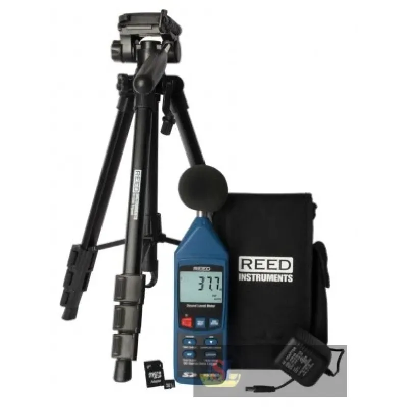 Reed R8070sd-kit2 Data Logging Sound Meter with Tripod, Sd Card and Power Adapter