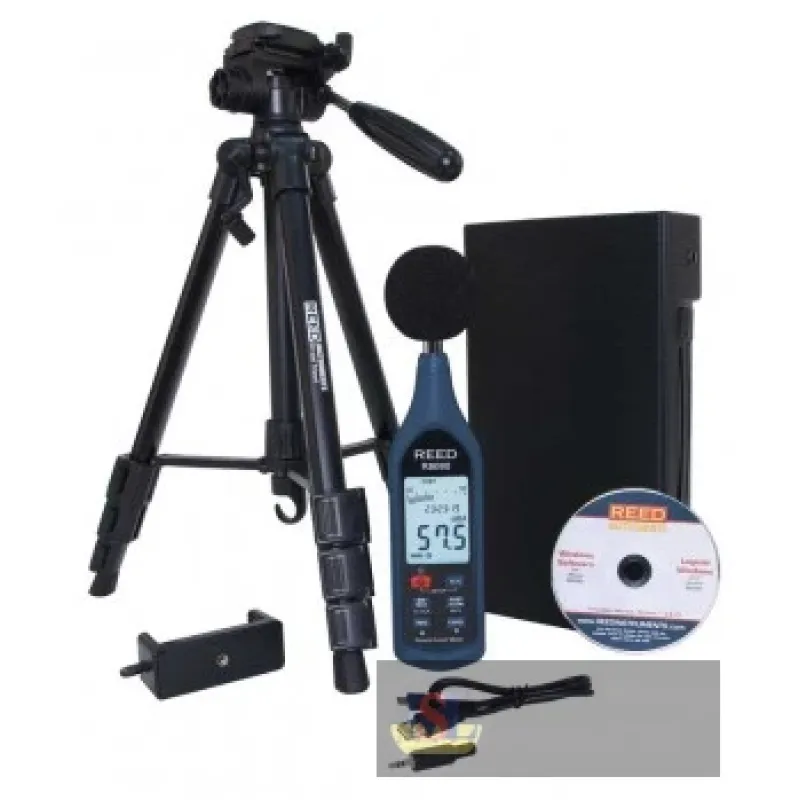 Reed R8080-kit2 Data Logging Sound Meter with Tripod