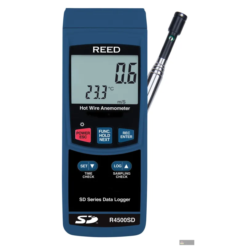 Reed R4500sd Data Logging Thermo-anemometer, Hot Wire