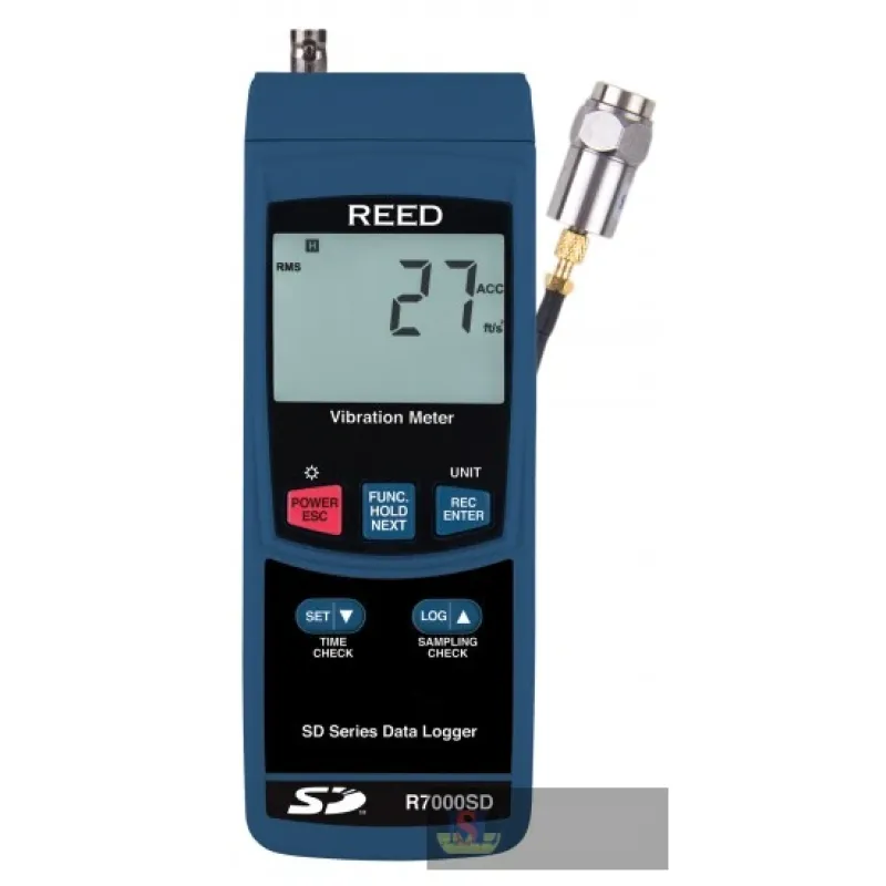 Reed R7000sd Data Logging Vibration Meter