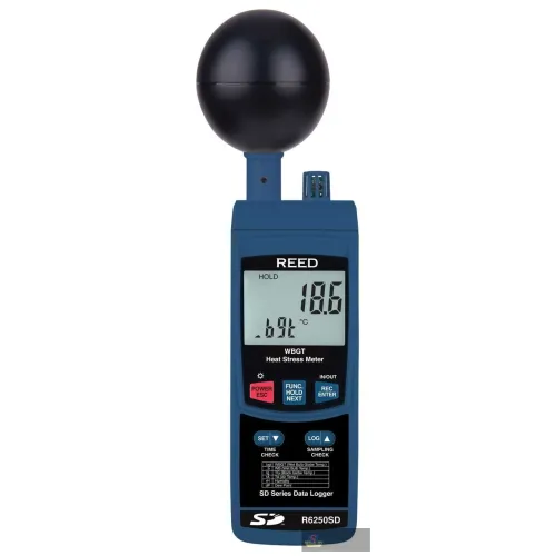 Reed R6250sd Data Logging Heat Stress Meter, Wbgt
