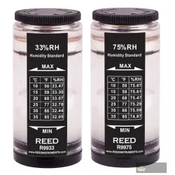 Reed R9980 33% & 75% Humidity Standard Kit for R6001/sd-3007/8706/r6200/r9900/r9905/r6050sd