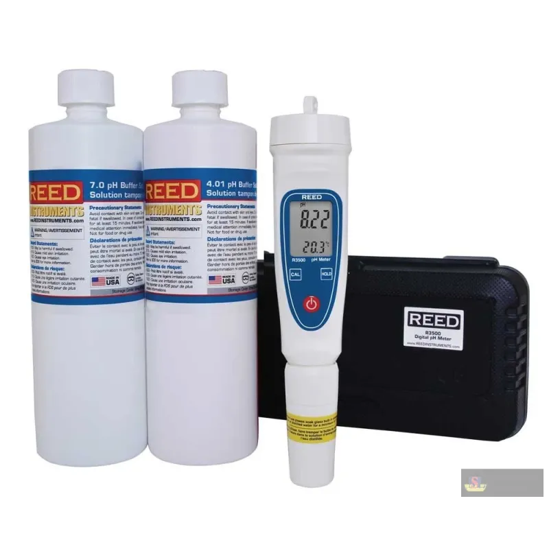Reed R3500-kit Ph Meter with 4ph & 7ph Buffer Solutions