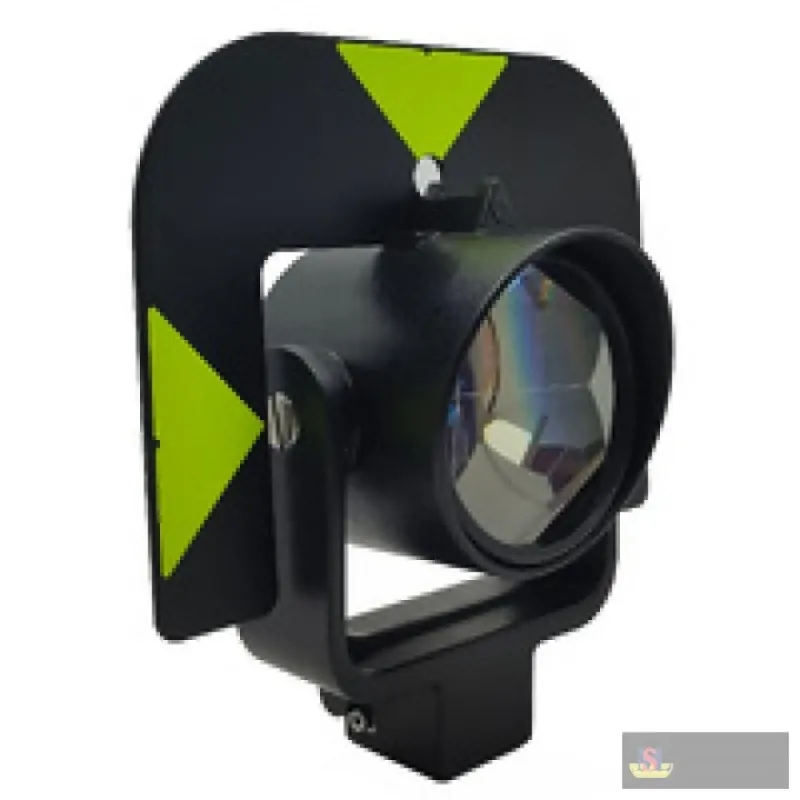 SinoGnss Mini-Circular Prism With Powder-Painted Die Casting Aluminum Holder, Copper Coated
