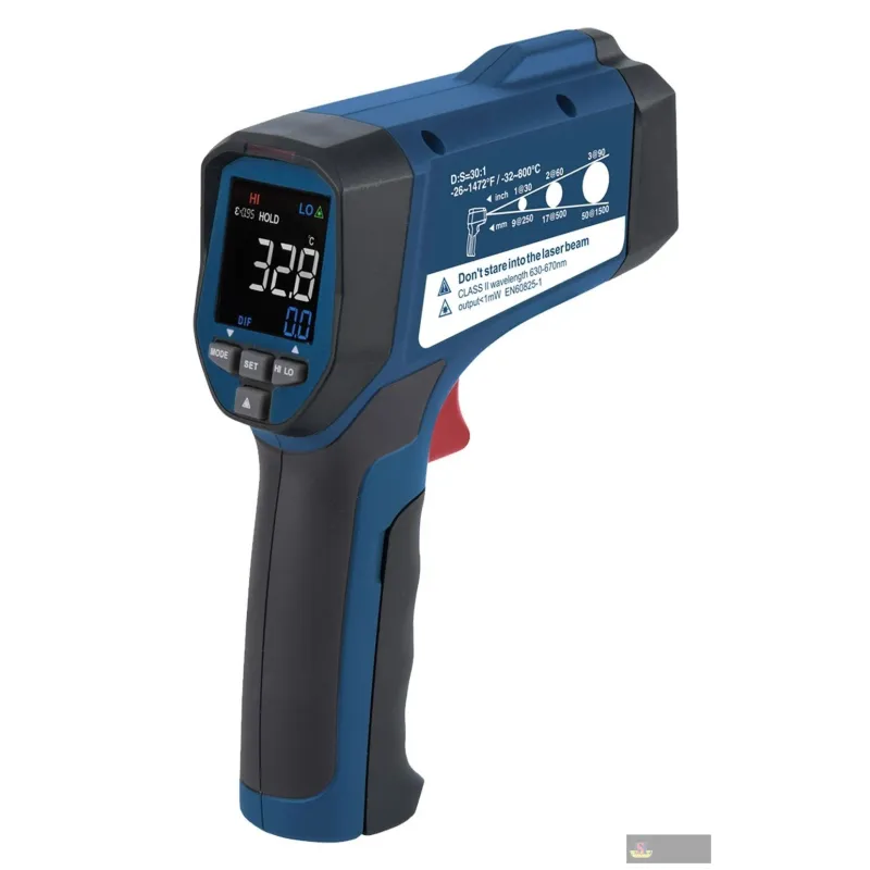 Reed R2320-nist Ir Thermometer, Professional, 30:1, -26/1472°f, -32/800°c W/nist Cert