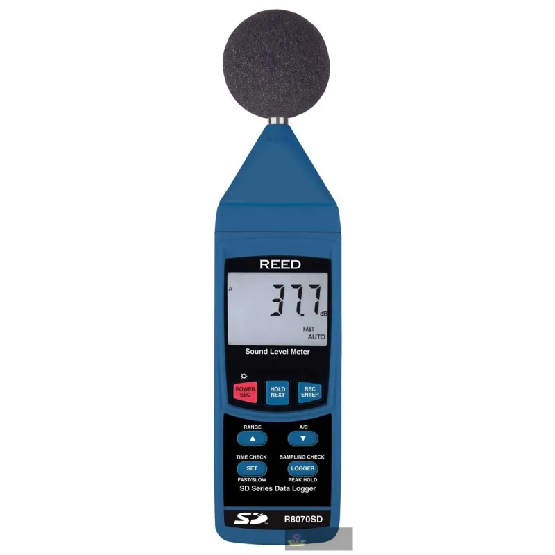 Reed R8070sd-nist Data Logging Sound Level Meter W/nist Cert
