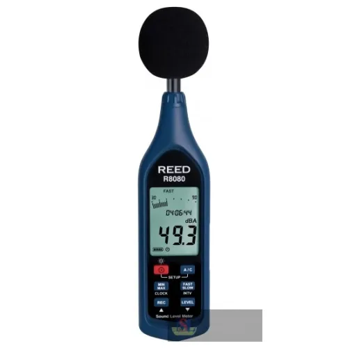 Reed R8080-nist Data Logging Sound Level Meter W/nist Cert