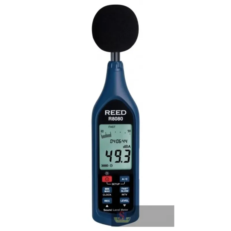 Reed R8080-nist Data Logging Sound Level Meter W/nist Cert