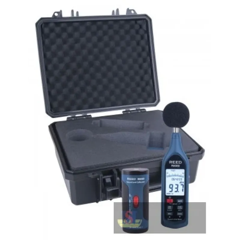 Reed R8080-kit-nist Data Logging Sound Level Meter W/ Calibrator Kit, W/nist Cert