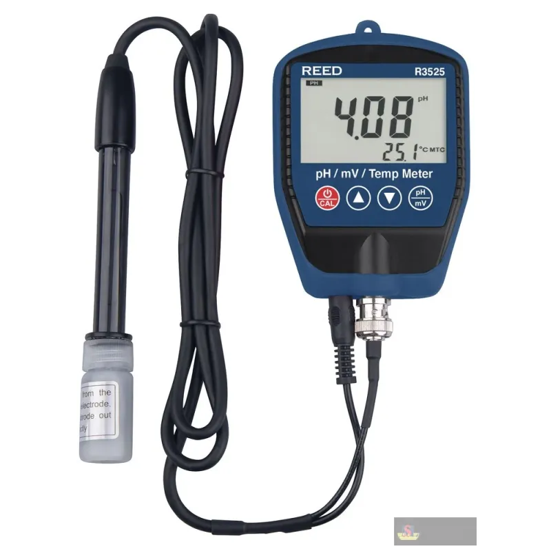 Reed R3525-nist Ph Mv Meter W/temperature & Nist Cert