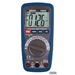 Reed R5008-nist Multimeter, 600v Ac/dc W/nist Cert