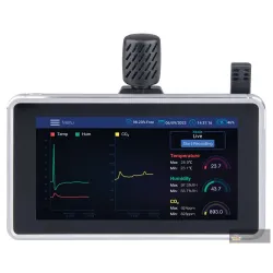 Reed R9920-nist Air Quality Meter, Desktop / Wall Mount W/nist Cert