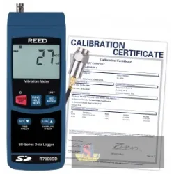 Reed R7000sd-nist Data Logging Vibration Meter W/nist Cert