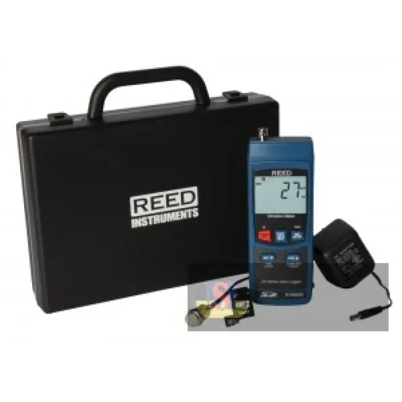 Reed R7000sd-kit Data Logging Vibration Meter with Power Adapter and Sd Card